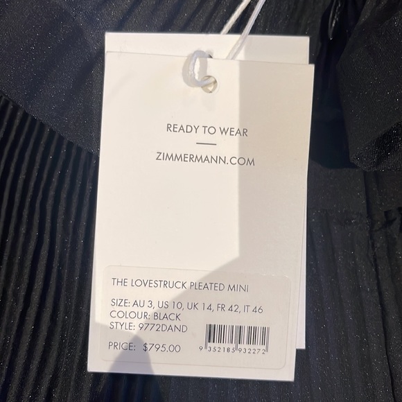 Zimmermann Lovestruck Pleated Mini - Picture 3 of 9